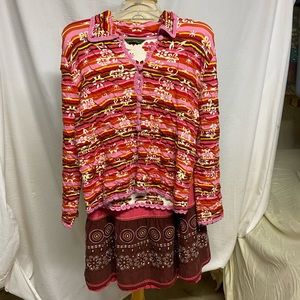 Oilily Skirt & Sweater SET - child size 140